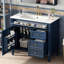 Meuble-lavabo de 36 po avec lavabo supérieur-573350789