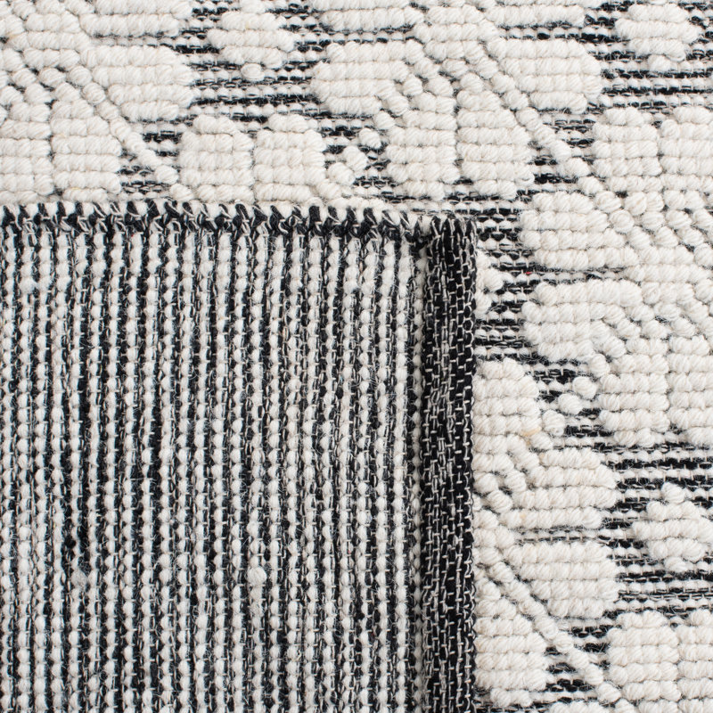 Martha Stewart Hand Woven Wool Rug, Rectangle 5' x 8'