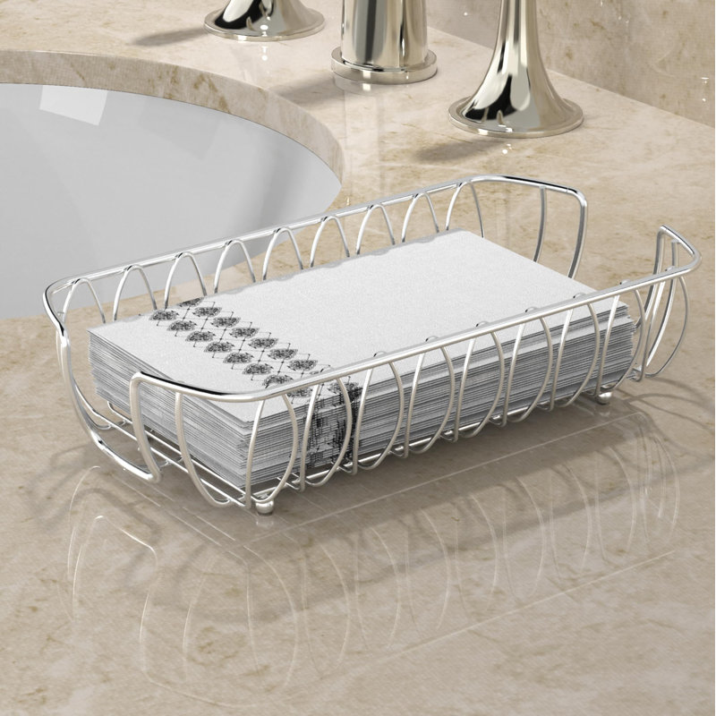Countertop Napkin Organizer, Silver