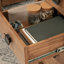 Bureau de direction, finition brune