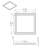 Dimmable Square Flush Mount