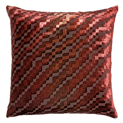 Steps Velvet Square Pillow Cover & Insert