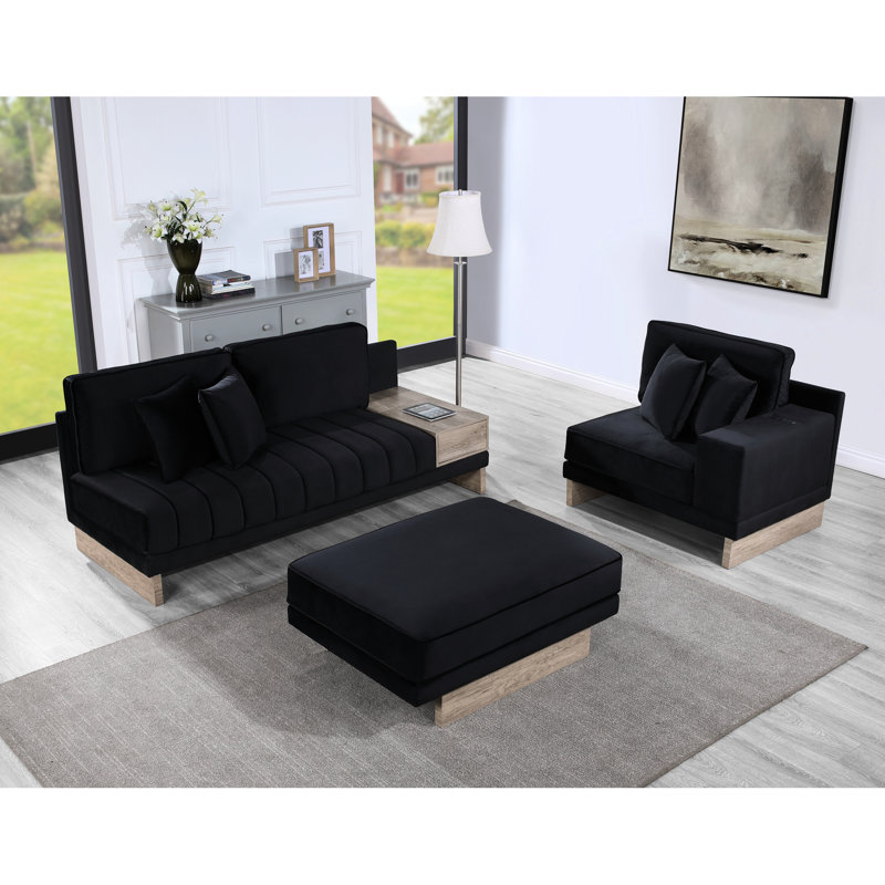 Canapé modulaire en velours