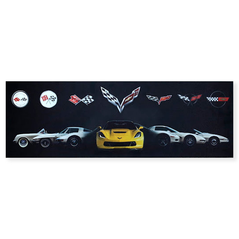 Génération Corvette, impression panoramique sur toile