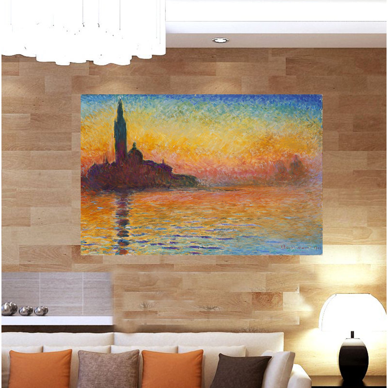 San Giorgio Maggiore by Claude Monet - Wrapped Canvas Print, 77cm H x 101cm W
