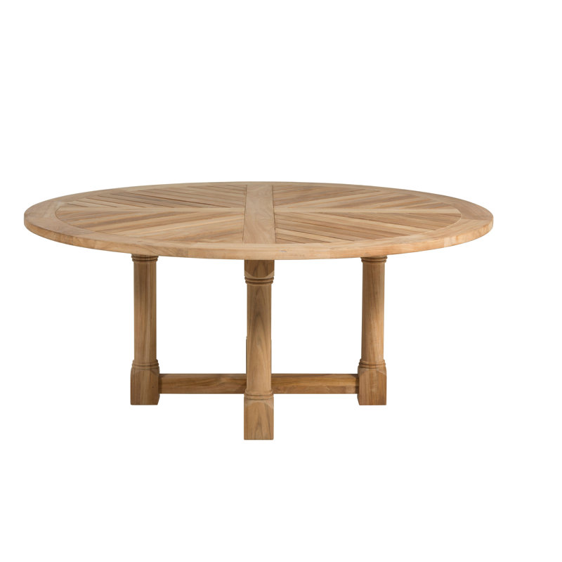 Lakeshore Outdoor Dining Table, Natural Teak