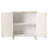 Carved 2-Door Storage Accent Cabinet