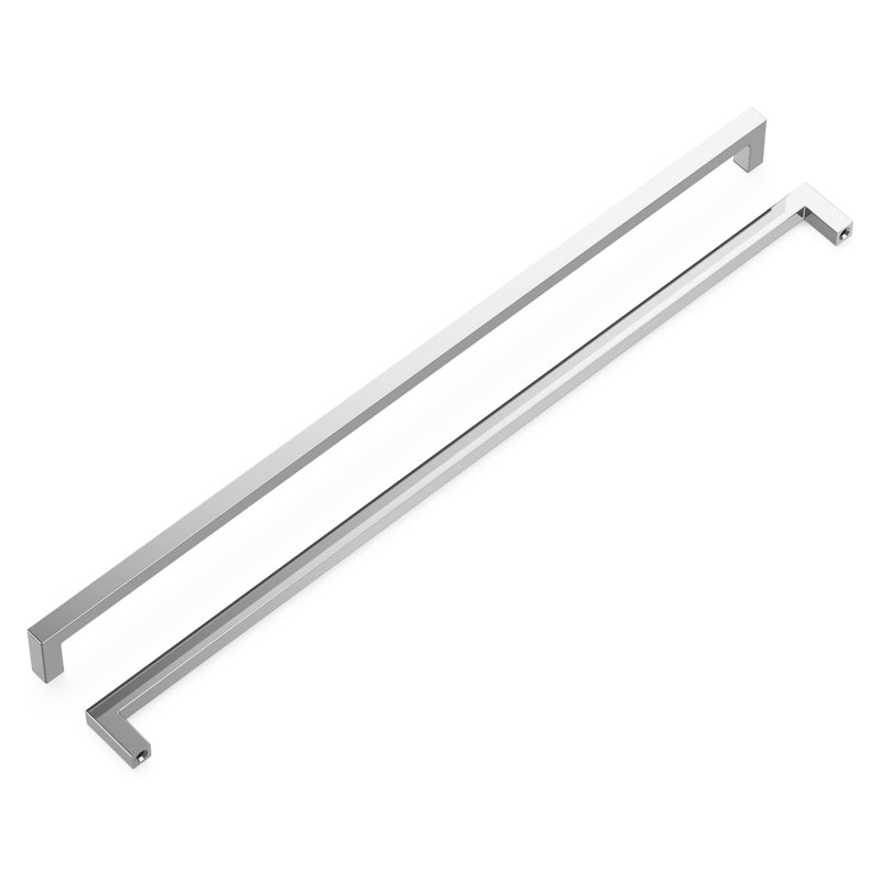 Skylight Collection Handle Pull - 18" Centre to Centre Cabinet Pull Chrome - Contemporary Hardware for Drawers & Cabinets (Set of 5)