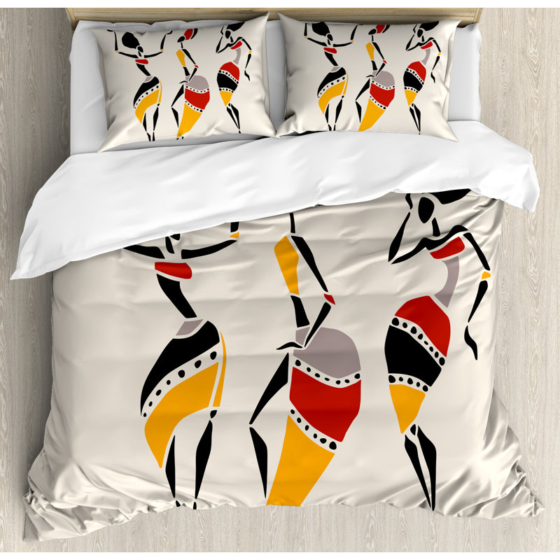 African Modern & Contemporary Duvet Cover, King