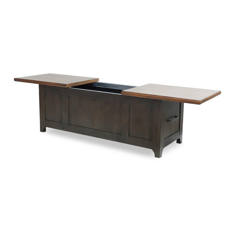Table de cocktail Ann, Brown Wood, Brown