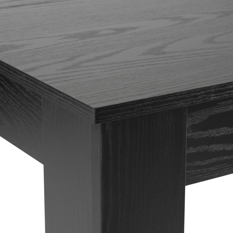 Table de salle à manger rectangulaire en bois 63 pouces pour 4 à 6 personnes (table seulement)