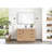 Cloverfield 48'' Single Bathroom Vanity with Cultured Marble Top-93496159-93496160