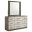 Commode 9 tiroirs avec miroir Edmondson