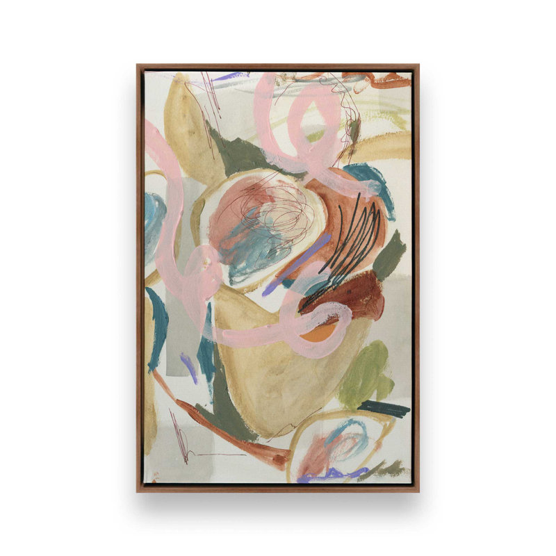 «Unraveled Pulse II» par Melissa Wang, reproduction d'art, H 16 po x l 12 po, «Floater», reproduction encadrée sans passe-par