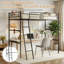 Metal Loft Bed with Multifunctional Design