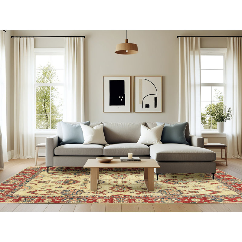 Abstract Indoor Rug, Rectangle 6' x 9'