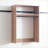 Closet Systems: Devi Modern Wall-Mounted Modular Wood Closet | Oak Finish | Wood Construction-1656020079