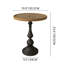 Table ronde élégante en bois au motif raffiné pour la maison - Apporte du cachet à votre décor