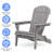 Wooden Outdoor Folding Adirondack Chair Set Of 2 Wood Lounge Patio Chair For Garden,Garden, Lawn, Backyard, Deck, Pool Side, Fire Pit,Half Assembled-947572288