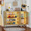 Armoire à chaussures moderne avec éclairage à DEL et tablettes réglables-630475312