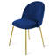 Chaise d'appoint en velours touffeté Galewood-766794508