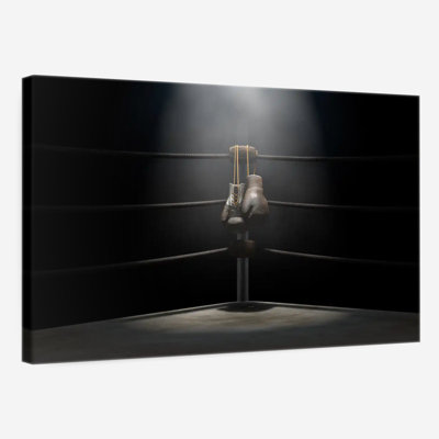 «Boxing Boxing Corner Gloves», impression sur toile