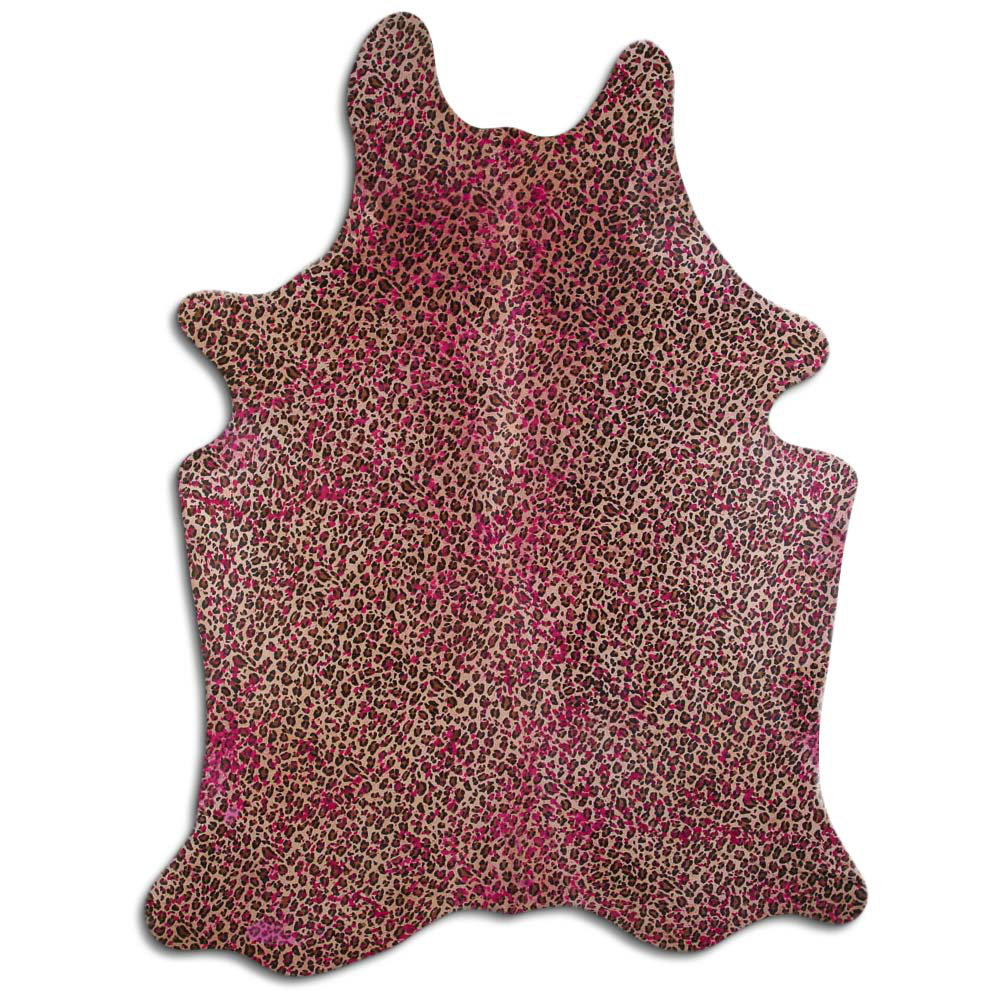 Foundry Select ACID WASHED HAIR ON Cowhide RUG LEOPARD ON BEIGE WITH ...