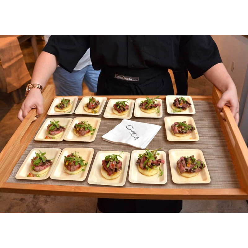Plateau de service en bambou Bali