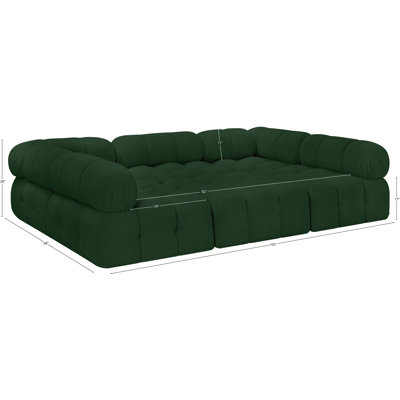 Hirz Upholstered U-Shaped Sectional Reversible