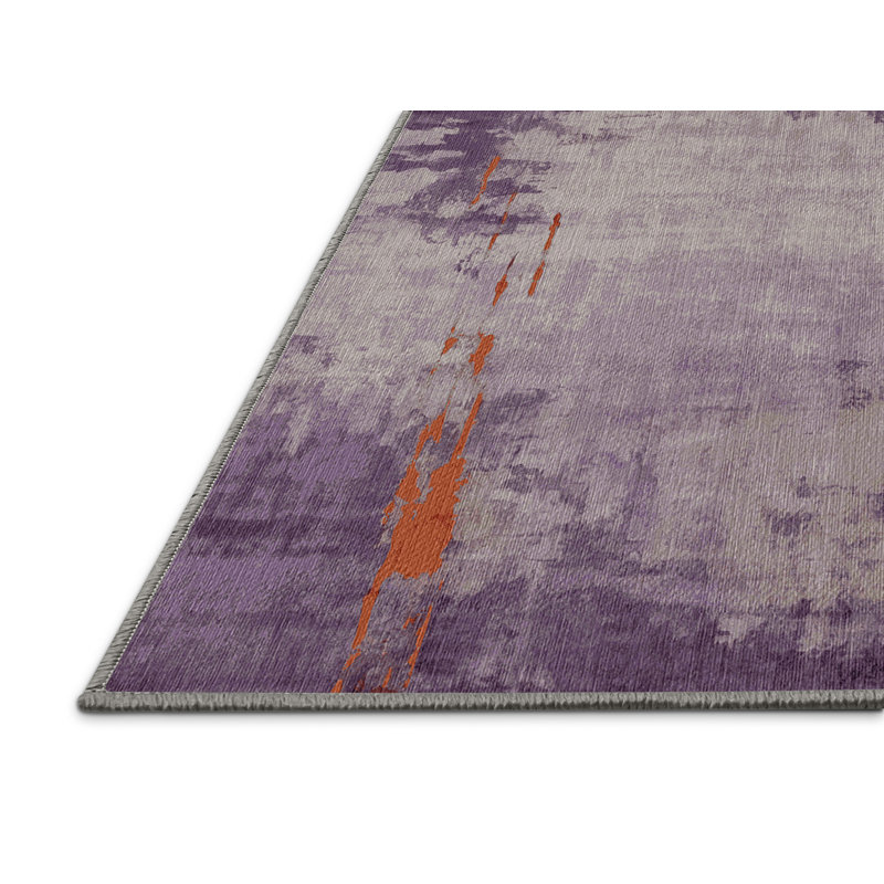 Tapis gris lavable à la machine