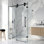 Winslow 46.5 in. W x 74 in. H Frameless Sliding Rectangle Shower Enclosure