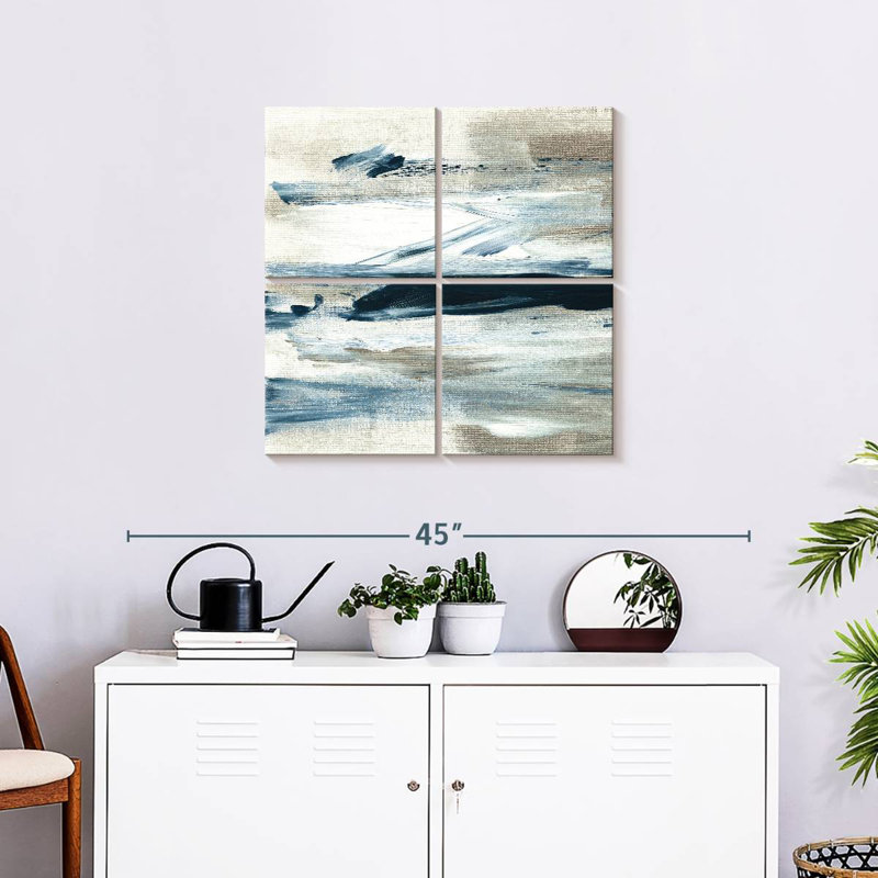 Tumultuous Indigo III, 26" H x 26" W