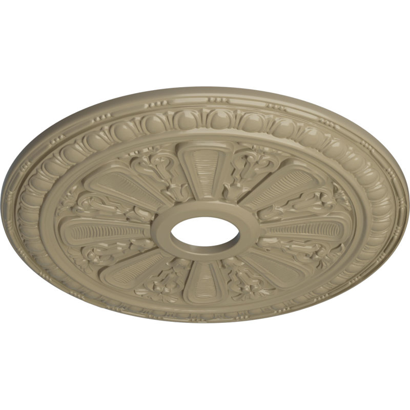 Médaillon de plafond Bristol de 23 1/2 po x P 3 7/8 po x P 1 po (convient aux auvents jusqu'à 3 7/8 po), Désert de Gobi