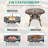 Bafti Round Outdoor Dining Table , 40.28 " W 40.28 " D