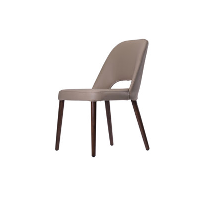 Chaise rembourrée en cuir Keuna