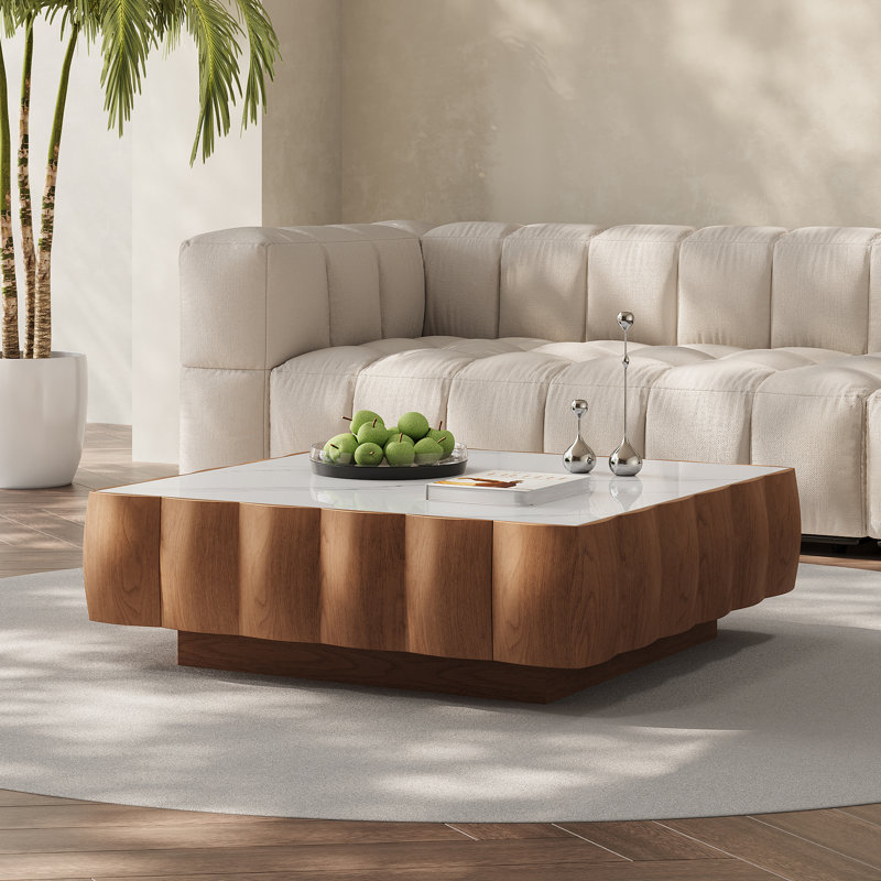 Table basse 36 po Mid-Century Modern