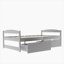 Lit plateforme simple avec deux tiroirs-453448599