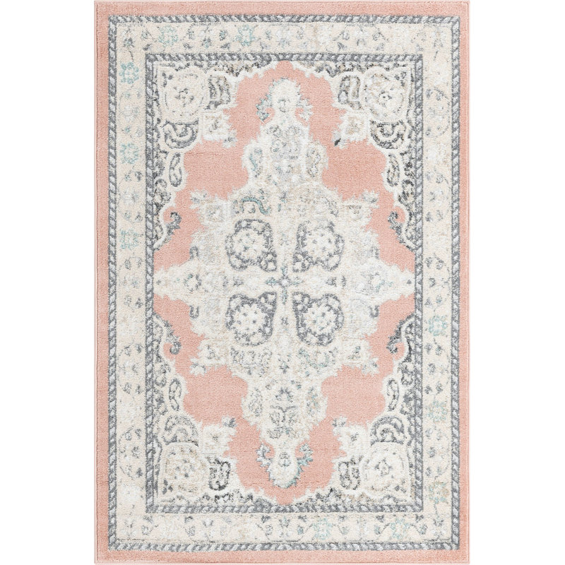 Troayurgh Oriental Indoor Rug, Rectangle 4' x 6'