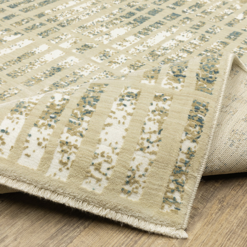 Braeunig Geometric Indoor Rug, Runner 2'3" x 7'6"