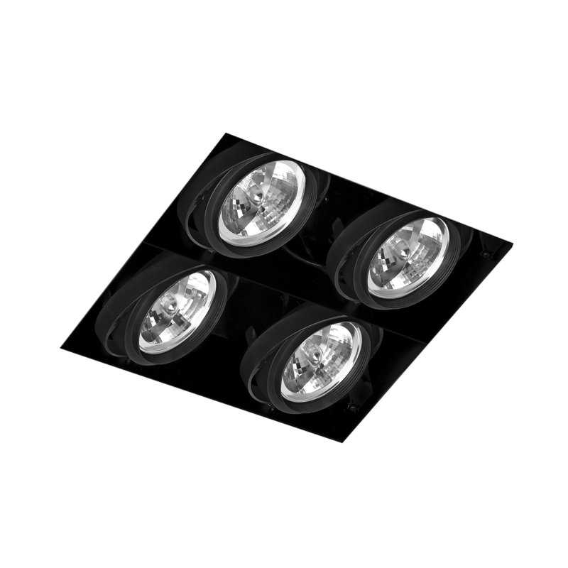 Falmit recessed spotlight, Black