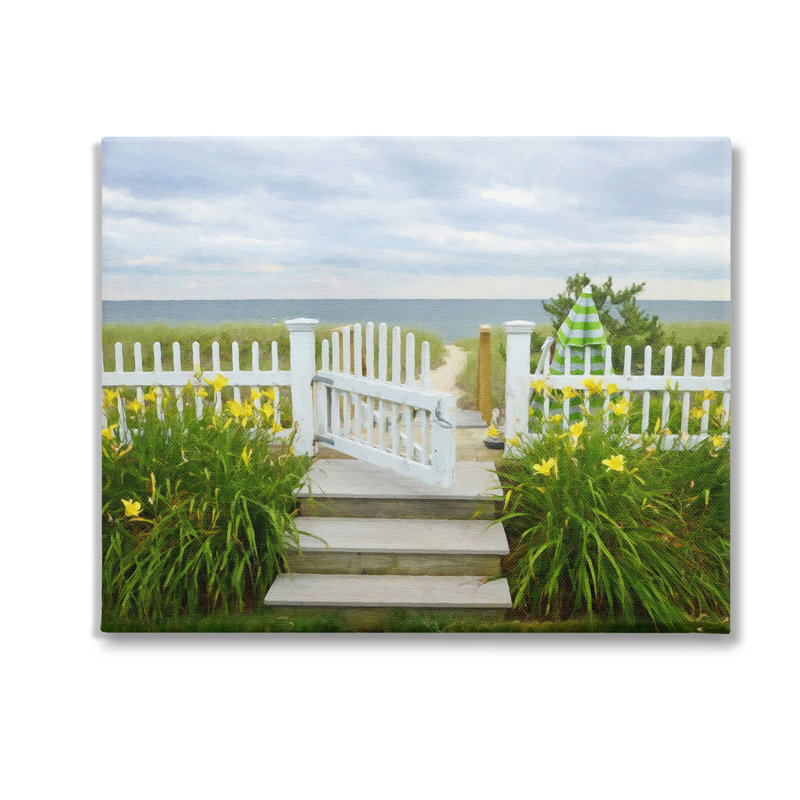 «Garden Path to Beach» par GraffiTee Studios, H 24 po x l 30 po