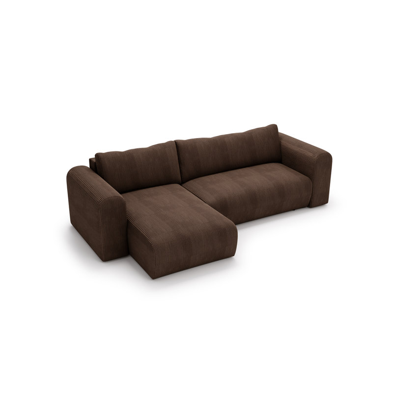 3 Seater Corner Sofa , Dark Brown