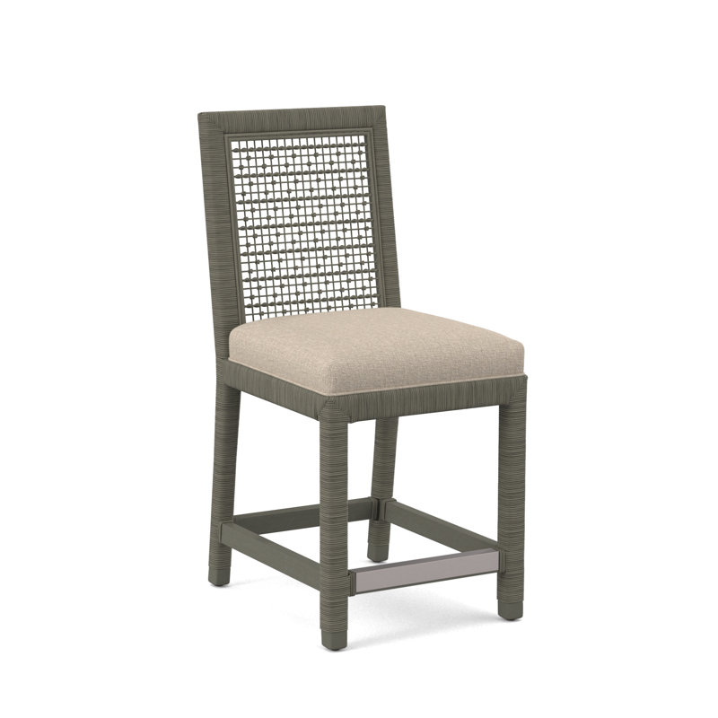 Pine Isle 24" Counter Stool, Moss Chenille; 0344-43, Greystone
