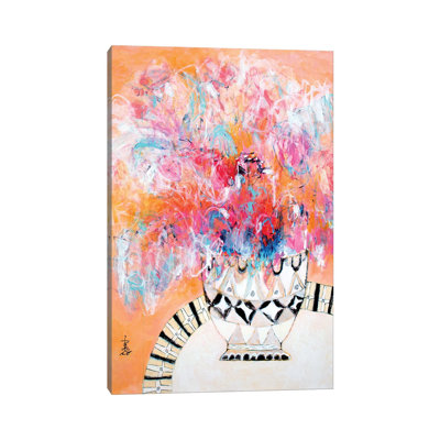 Quiet Love by Misako Chida - Wrapped Canvas Painting 1 Piece Wrapped Canvas Painting