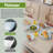 Latitude Run® 12-piece Blue Bone China Dinnerware With Lightweight Durable Chip Resistant Design Service For 4