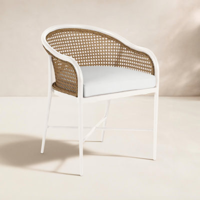 Fauteuil Havana - noir / canne naturelle