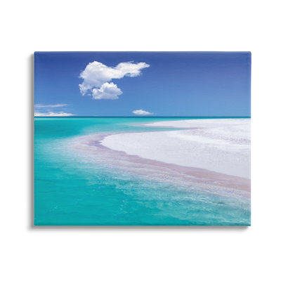 Au-547-Toile, plage tropicale, rivage sur toile par Dennis Frates, photographie