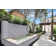 6" x 18" Multi Finish Marble Stacked Stone Ledger Corner Wall Tile