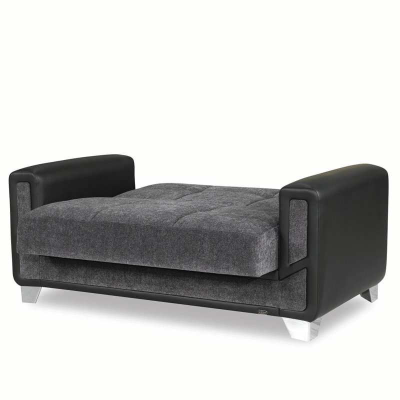Causeuse convertible avec rangement Primenest Plusecraft, gris, Gris