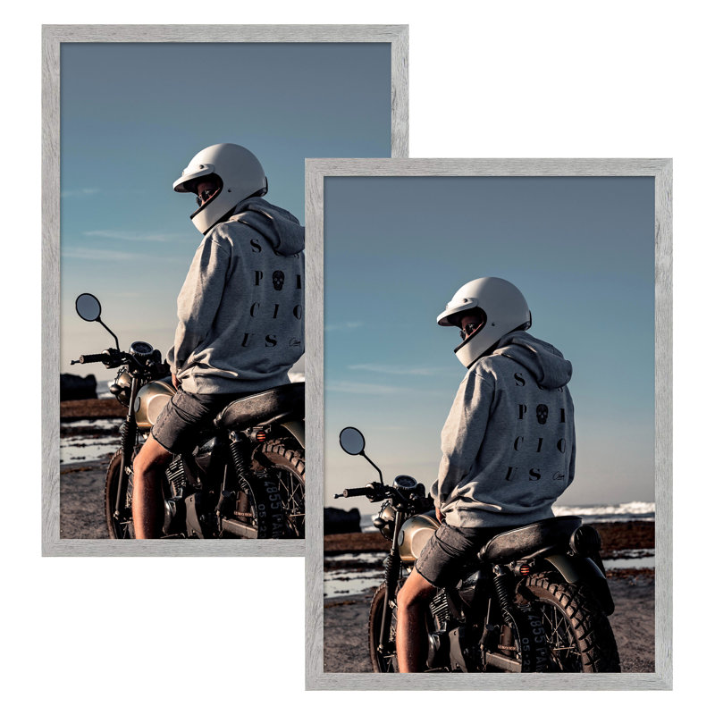Cadre simple, 20 po x 30 po, Gris